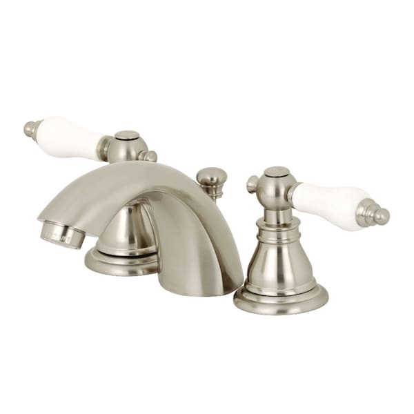 KB958APL Mini-Widespread Bathroom Faucet, Brushed Nickel